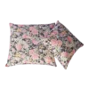 Pastel Floral with clear Sequin Pillow(Set of 2)