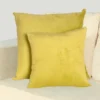 Luxurious Velour Pillow in mustard colour(Set of 2)