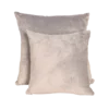 Luxurious Velour Pillow in silver grey colour(Set of 2)