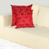 Elegant Powder Red Dragon Embroidered Pillow(Set of 3)