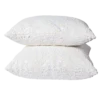 White High-End Lace Throw Pillow (Set of 2)