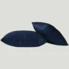 Elegant Navy Blue crochet Pillow(Set of 2)