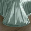 Eloise Pistachio Green Luxury Pure Mulberry Silk Bedding Set