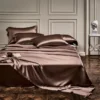 Hermione Chocolate Brown Luxury Pure Mulberry Silk Bedding Set