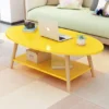 Modern family double-layer coffee table