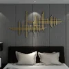 3D Abstract Geometric Painting Metal Artwork