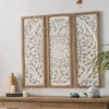 Antique White Wooden Wall Panel