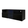 Modern wood wicker classic led light TV stand table with fireplace