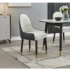 Marble dining table and chair furniture adjustable length table and chairs set