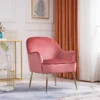 velvet pink chair