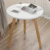 Solid wood bedside table