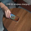 Side Table Speaker  Wireless Charger