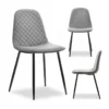 Domestic flannelette dining chair