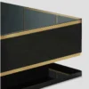 Light luxury modern simple Italian rock slab marble TV stand