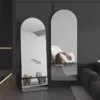 Arched Full Length Mirror Standing or Leaning Against Wall