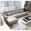 Luxury Leather Corner Sofa L Shape Sectional Couch