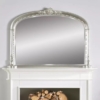 Silver Overmantle Mirror