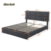 Enchantee Queen Size Upholstered Platform Bed