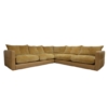 Camel leather sofa