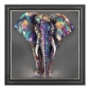 Elephant framed art