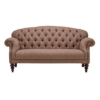 Brown tweed Herringbone sofa